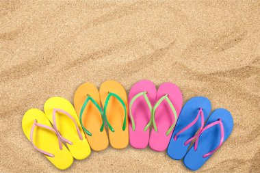 Yaz, plaj, Flip-flop.