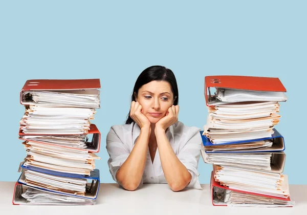 Estrés emocional, agotamiento, mujeres . —  Fotos de Stock