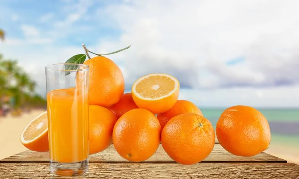Orange, Fruit, Isolated. — Stock Photo, Image