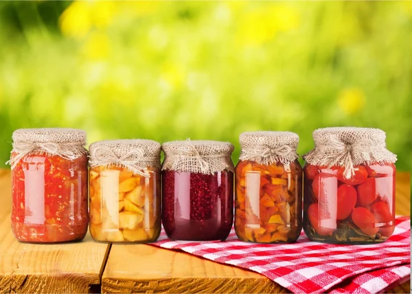 Jar, Food, Canning. — Stock Photo, Image