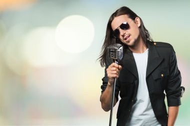 Arka plan, band, sakal.