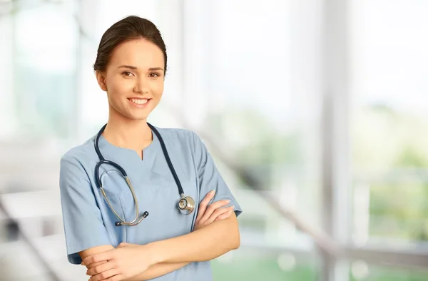 Enfermeira, Médica, Cuidados de saúde e medicina . — Fotografia de Stock