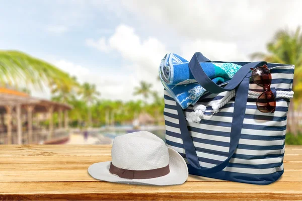 Beach, Bag, Group of Objects. — Stock Photo, Image