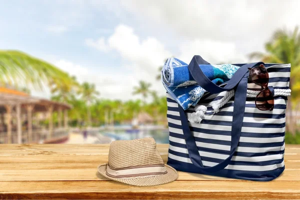 Beach, Bag, Group of Objects. — Stock Photo, Image