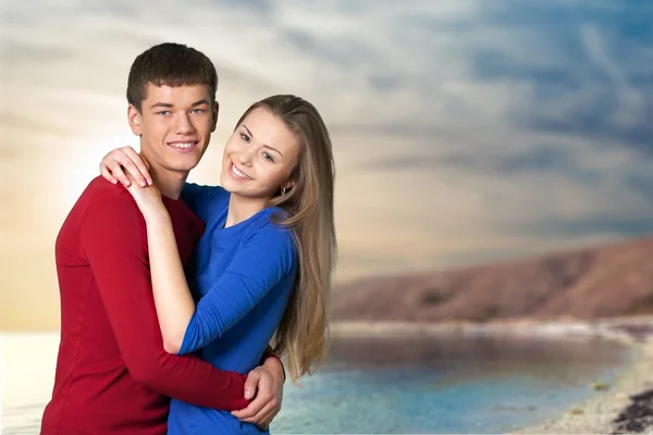 Casal jovem, Casal, Jovem Adulto . — Fotografia de Stock