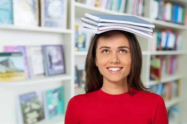 College student, student, buch. — Stockfoto