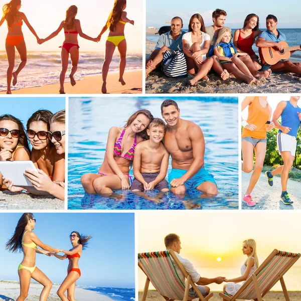 Beach, holiday, travel. — Stock Photo, Image