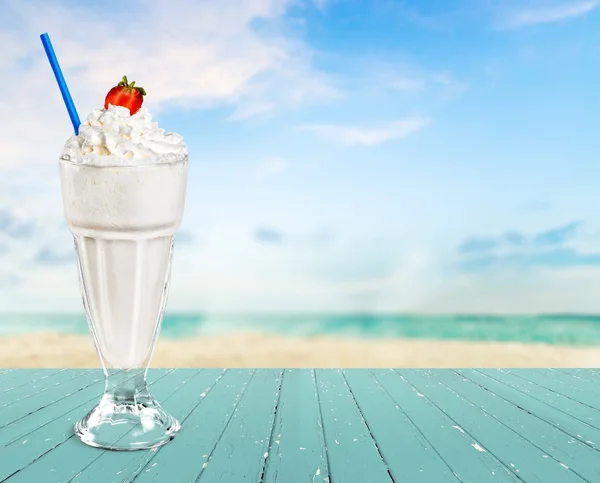 Antecedentes, bebidas, azul . — Fotografia de Stock