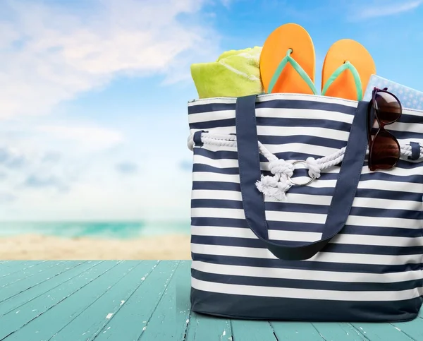 Summer, bag, isolated. — Stock Photo, Image