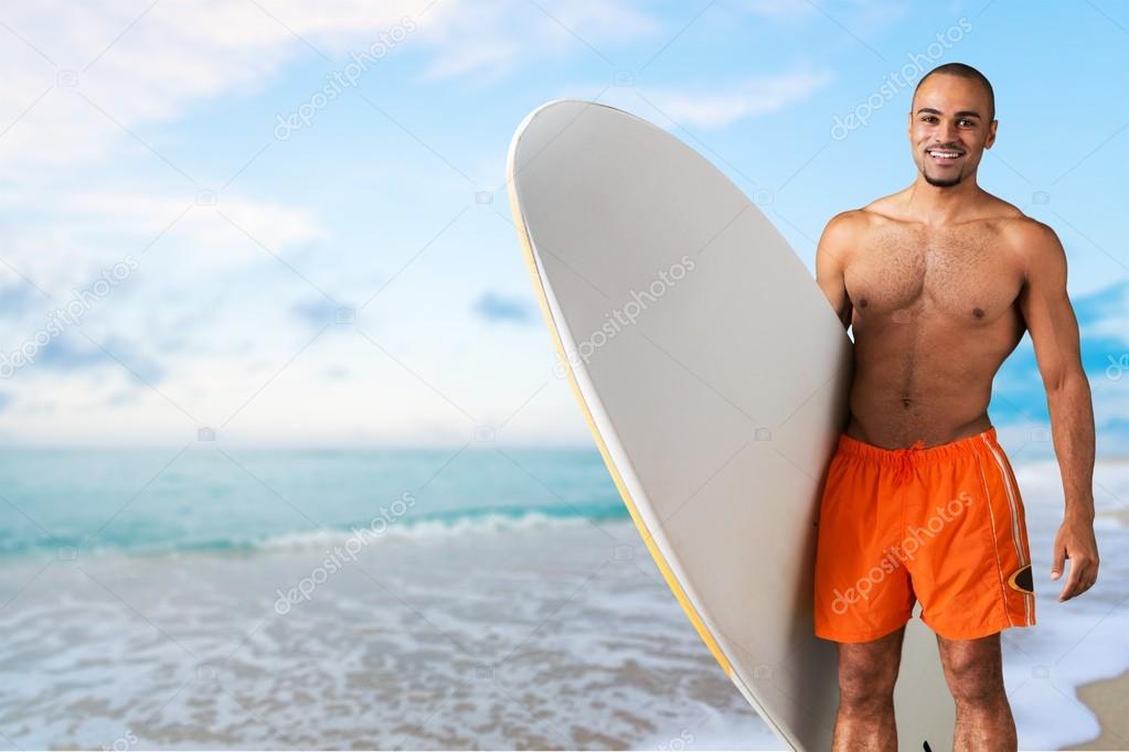 Surfer, beach, bali.