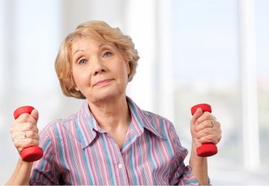 Egzersiz, eski, kıdemli Yetişkin.