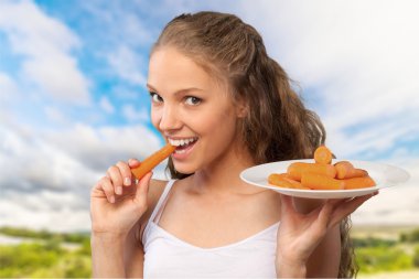 Yemek, sebze, havuç.