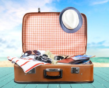 Seyahat, güneş gözlüğü, eski.