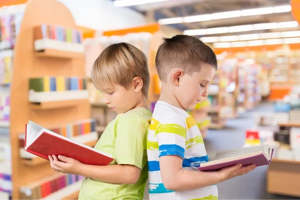 Lectura, Niño, Libro . — Foto de Stock