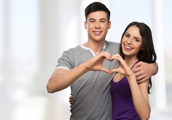 Pareja, Compromiso, San Valentín . — Foto de Stock