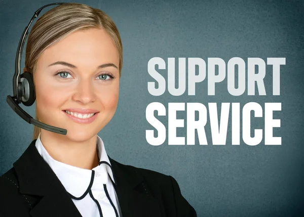 Support, service, repræsentant for kundeservice . - Stock-foto