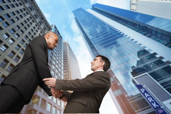 Handshake, Business, Businessman. — Stock Photo, Image