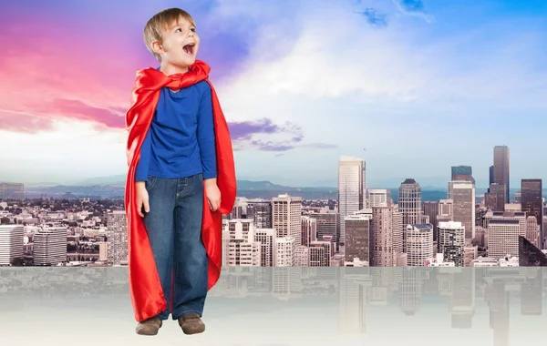 Hero, super, kid. — Stock Photo, Image