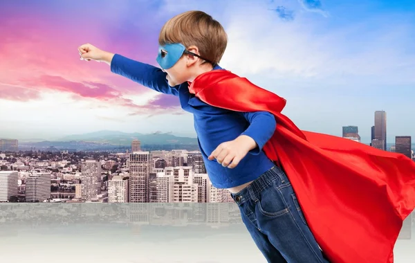 Criança, criança, super-herói . — Fotografia de Stock