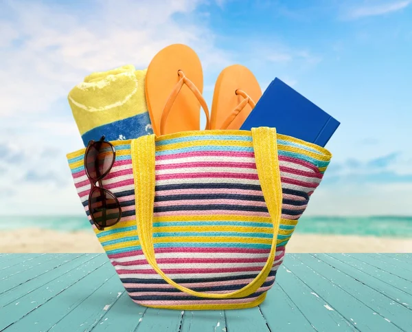 Summer, bag, isolated. — Stock Photo, Image