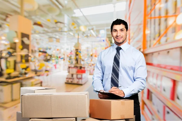 Business, courier, men. — Stock Photo, Image