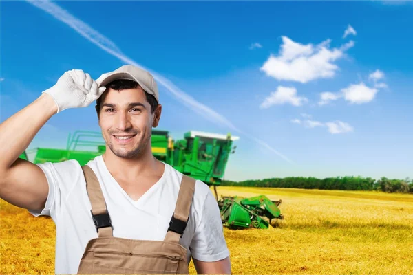 Agricultor, gorra, jardinería . —  Fotos de Stock