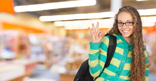 Universiteit, Student, tiener. — Stockfoto