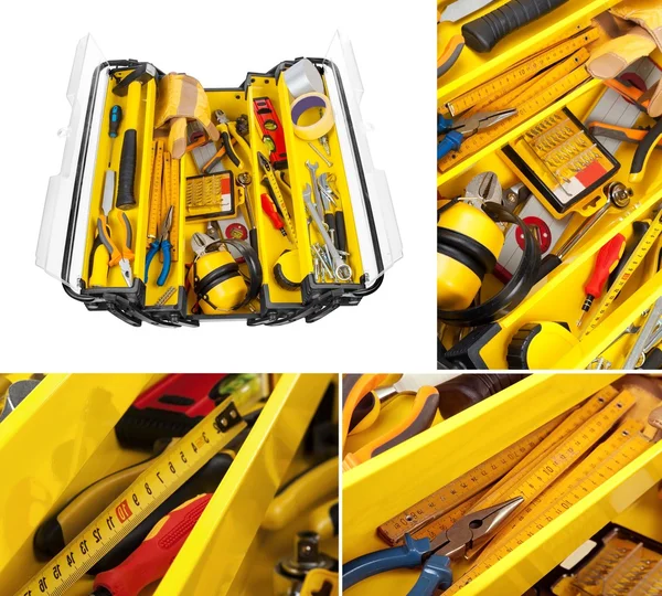 Toolbox, Drill, Work Tool. — Stock Photo, Image