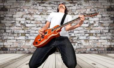 Gitarist, müzisyen, gitar.