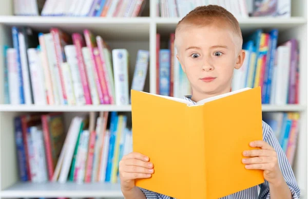 Leitura, Criança, Meninos . — Fotografia de Stock