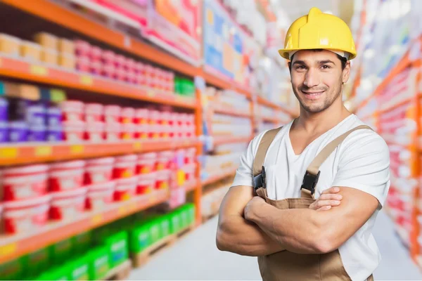 Trabajador, hombre, amo . — Foto de Stock