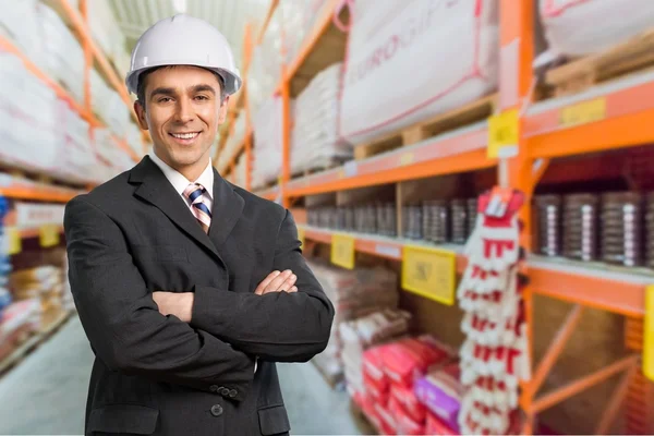 Schwarz, bau, ingenieur. — Stockfoto