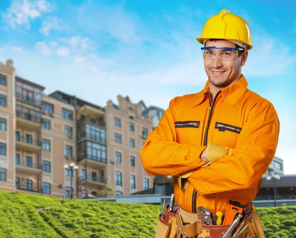 Engineer, worker, contractor. — Stock Photo, Image