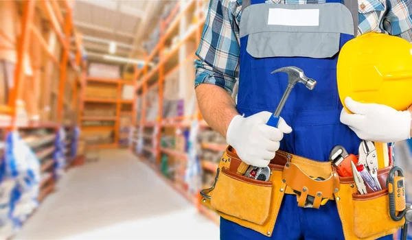 Handyman, hombres, cinturón . —  Fotos de Stock