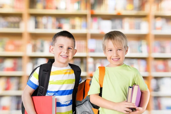 Schule, Rücken, Gruppe. — Stockfoto