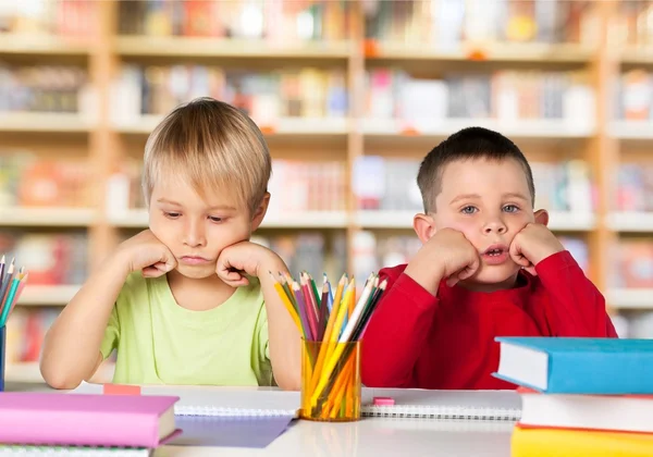 Kind, Schule, Student. — Stockfoto