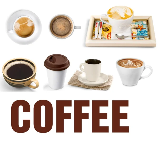 Caffè, cappuccino, tazza . — Foto Stock