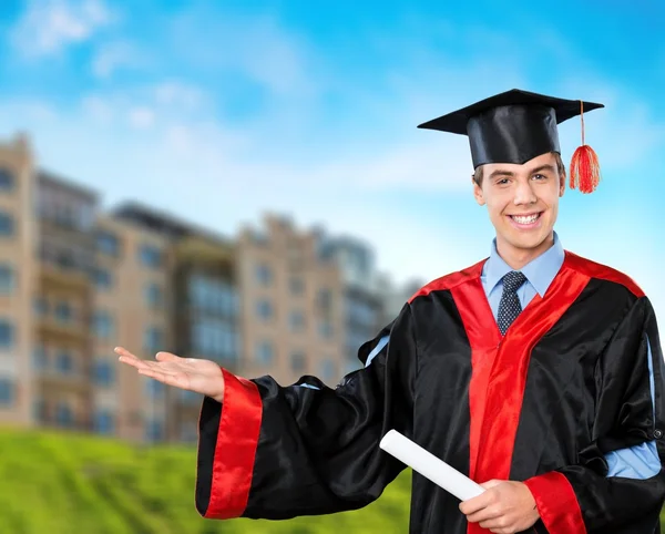 Graduación, Negro, Estudiante . —  Fotos de Stock