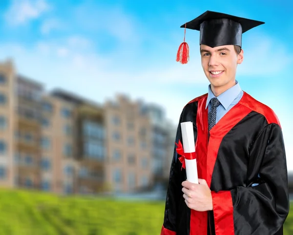 Abschluss, lateinamerikanische und hispanische Ethnizität, Student. — Stockfoto