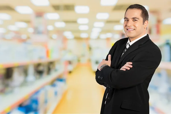 Empresário, Negócios, Pessoa de negócios . — Fotografia de Stock