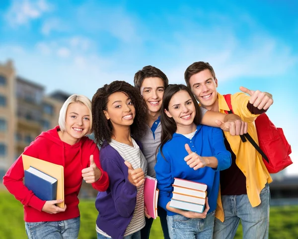 Estudiar, guapo, amigos . — Foto de Stock