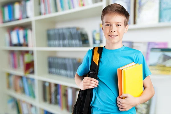 Estudiante, chico, aula . — Foto de Stock