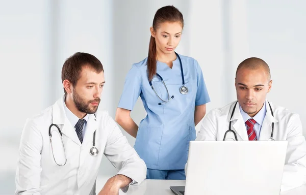 Doctor, Healthcare And Medicine, Computer. — Stock Photo, Image