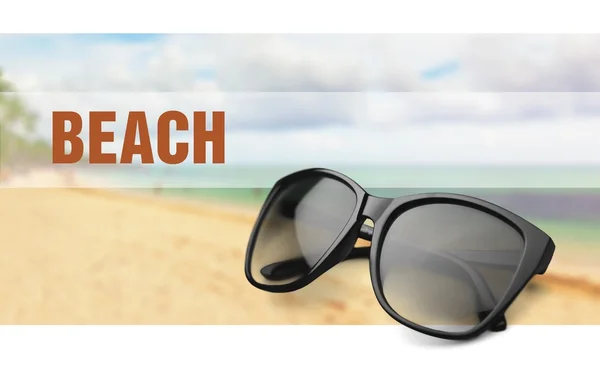 Sonnenbrille, weiß, Vision. — Stockfoto