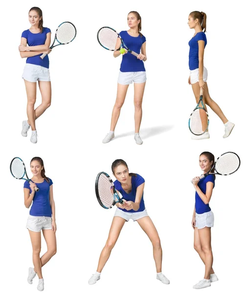 Теннис, спорт, женщины . — стоковое фото