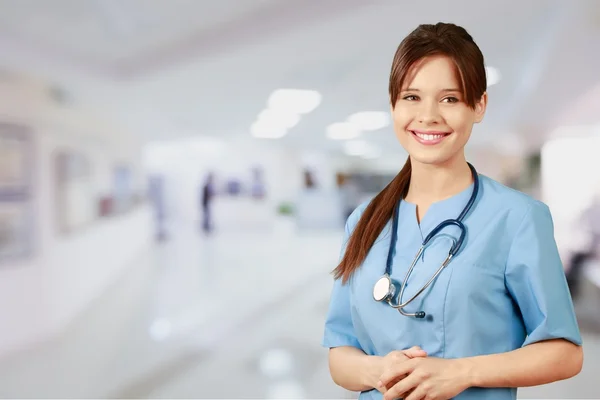 Läkare, Asiatisk etnicitet, sjuksköterska. — Stockfoto
