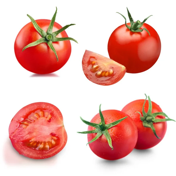 Tomate, frisch, Beschnitt. — Stockfoto