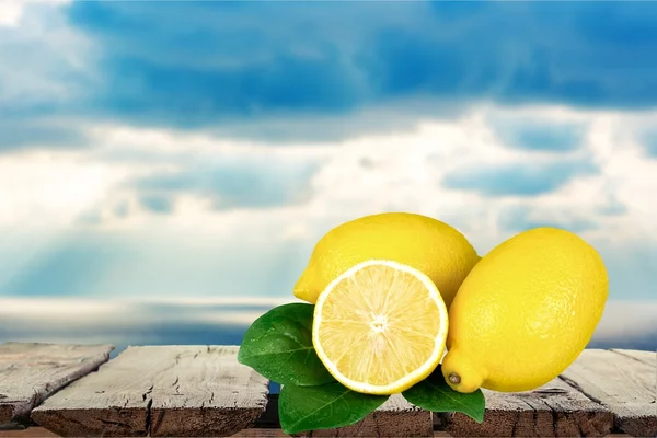 Citron, Citrus frukt, frukt. — Stockfoto