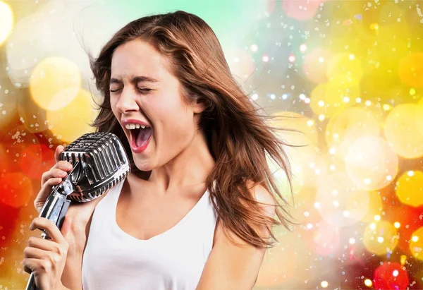 Şarkıcı, müzik, şarkı.