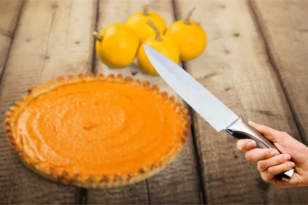 Pumpkin Pie, Pie, dynia. — Zdjęcie stockowe